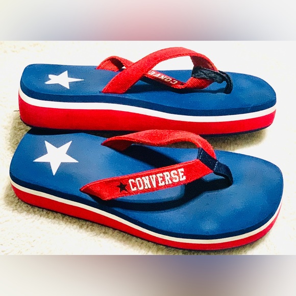 Converse Red white and blue unisex size 9 - Picture 8 of 10